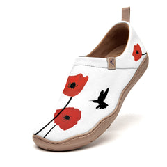 Simple Flowers And Birds Slip-On