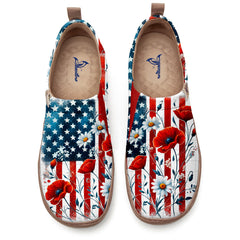 Star-Spangled Blossom Slip-On