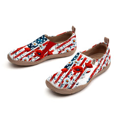 Star-Spangled Blossom Slip-On