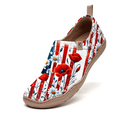Star-Spangled Blossom Slip-On