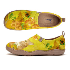 Sunflowers and Cats Slip-On