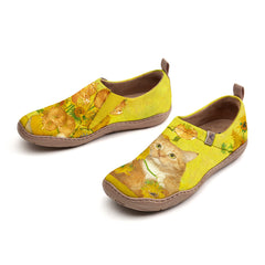 Sunflowers and Cats Slip-On