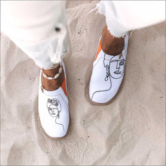 Unibrow Women Slip-On