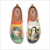 Van Gogh & Mona Lisa Slip-On