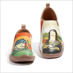 Van Gogh & Mona Lisa Slip-On