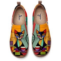 Vintage Cat Slip-On
