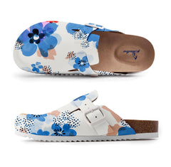 Watercolor Blue Florals