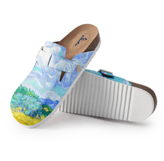 Wheat Field with Cypresses