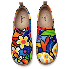 Whimsical Eye - world Slip-On