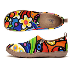 Whimsical Eye - world Slip-On