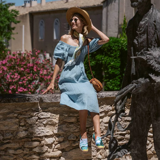 Step Into Summer with Color: Ceciline’s Hand-Painted Travel Shoes