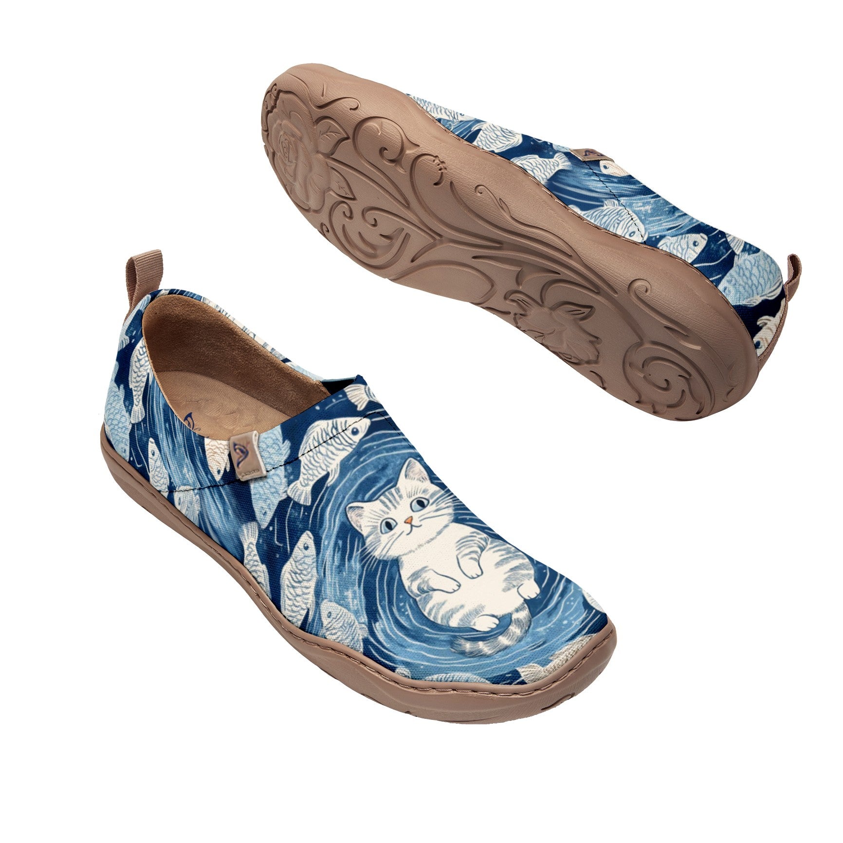 Blue KittyFish Slip-On