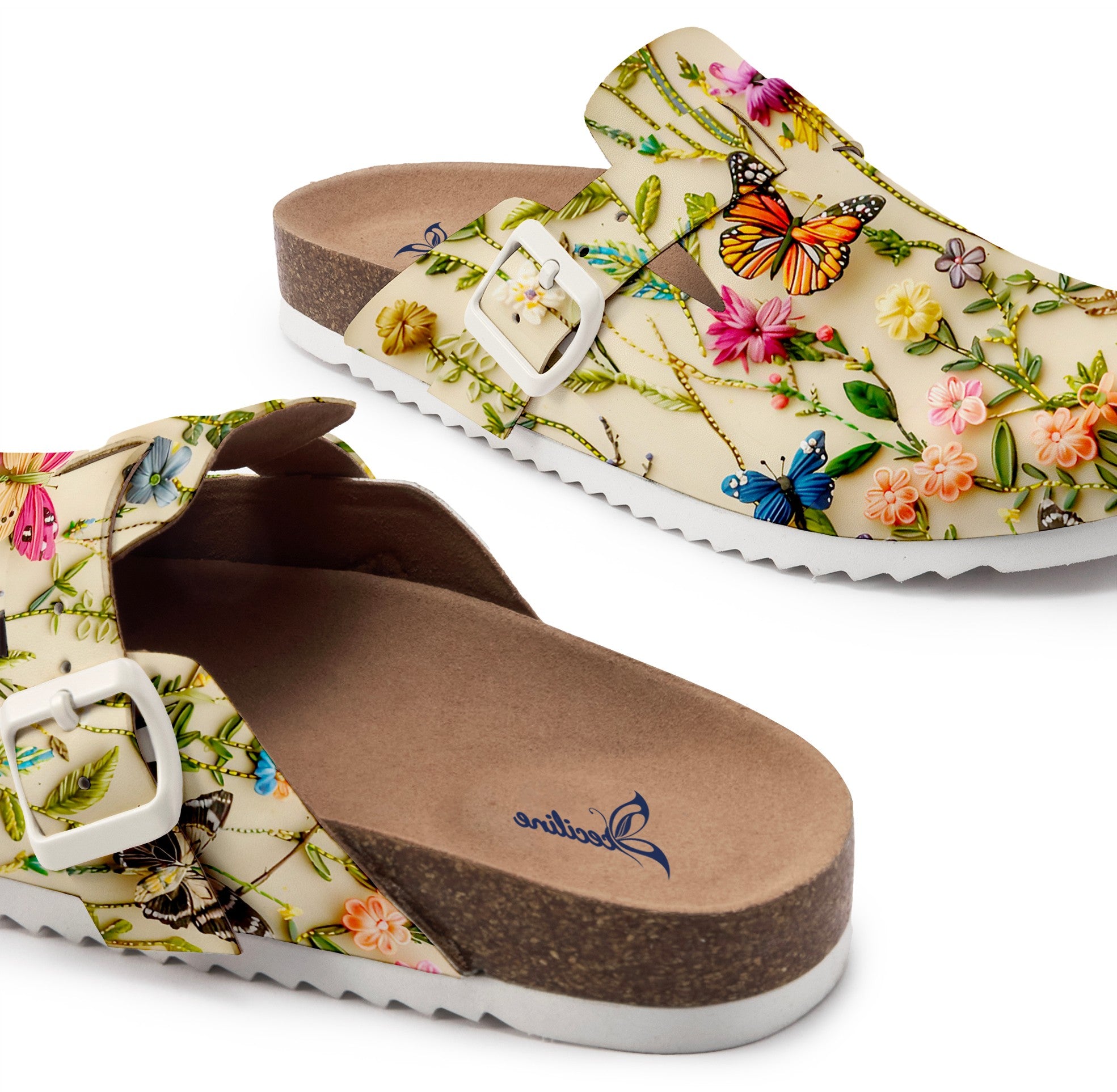 Butterflies in Floral Haven