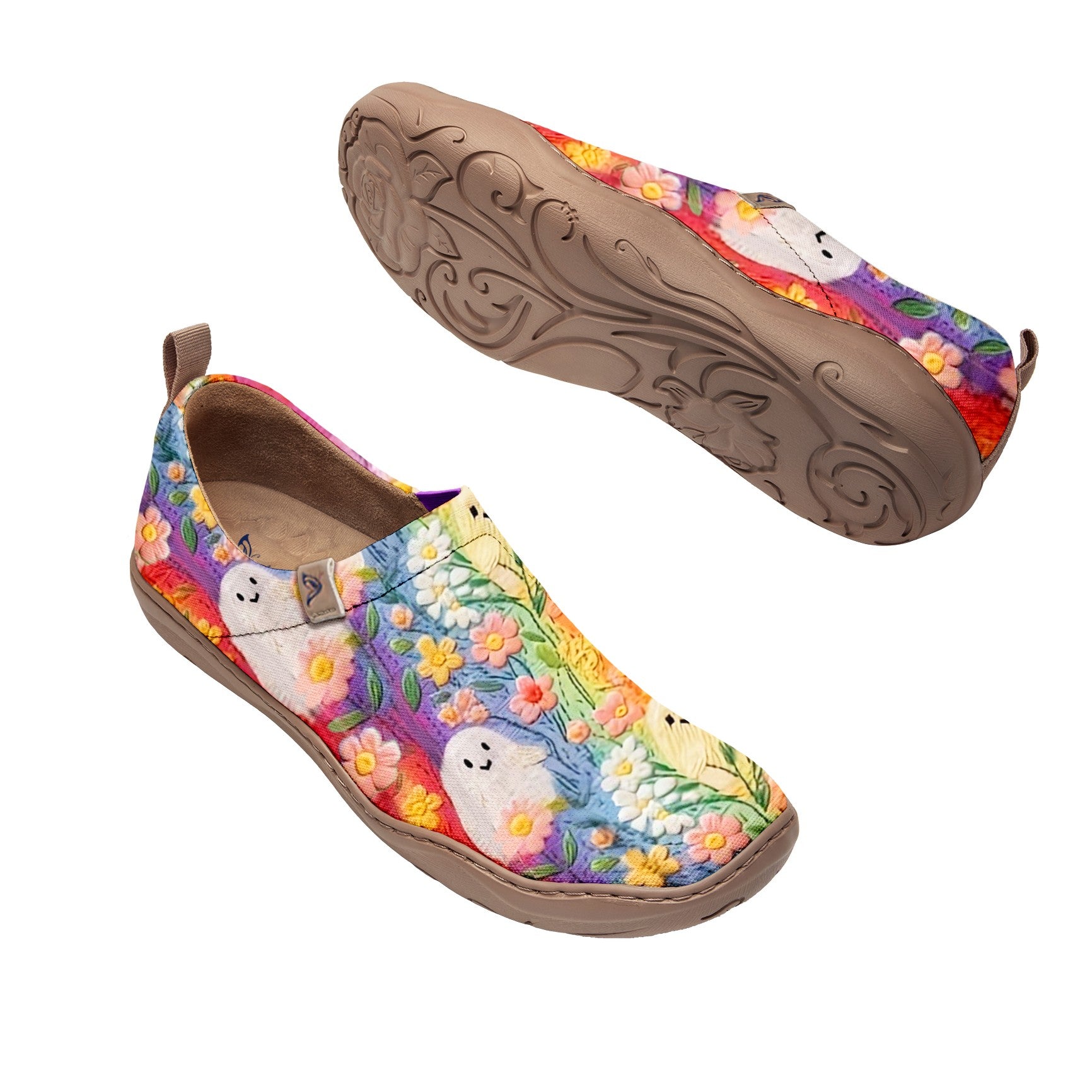 Colorful Ghost Slip-On