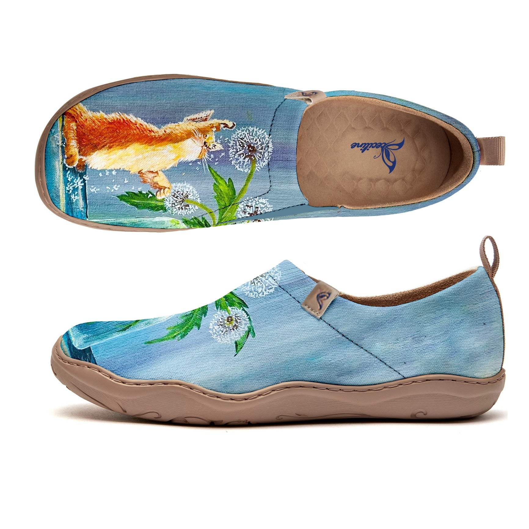 Dandelion Cat Slip-On