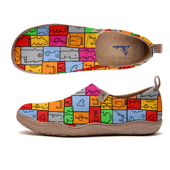 Face Grid Slip-On
