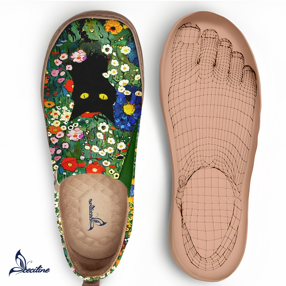 Flower Sea Kitten  Slip-On