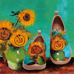 Foral Smiley Slip-On