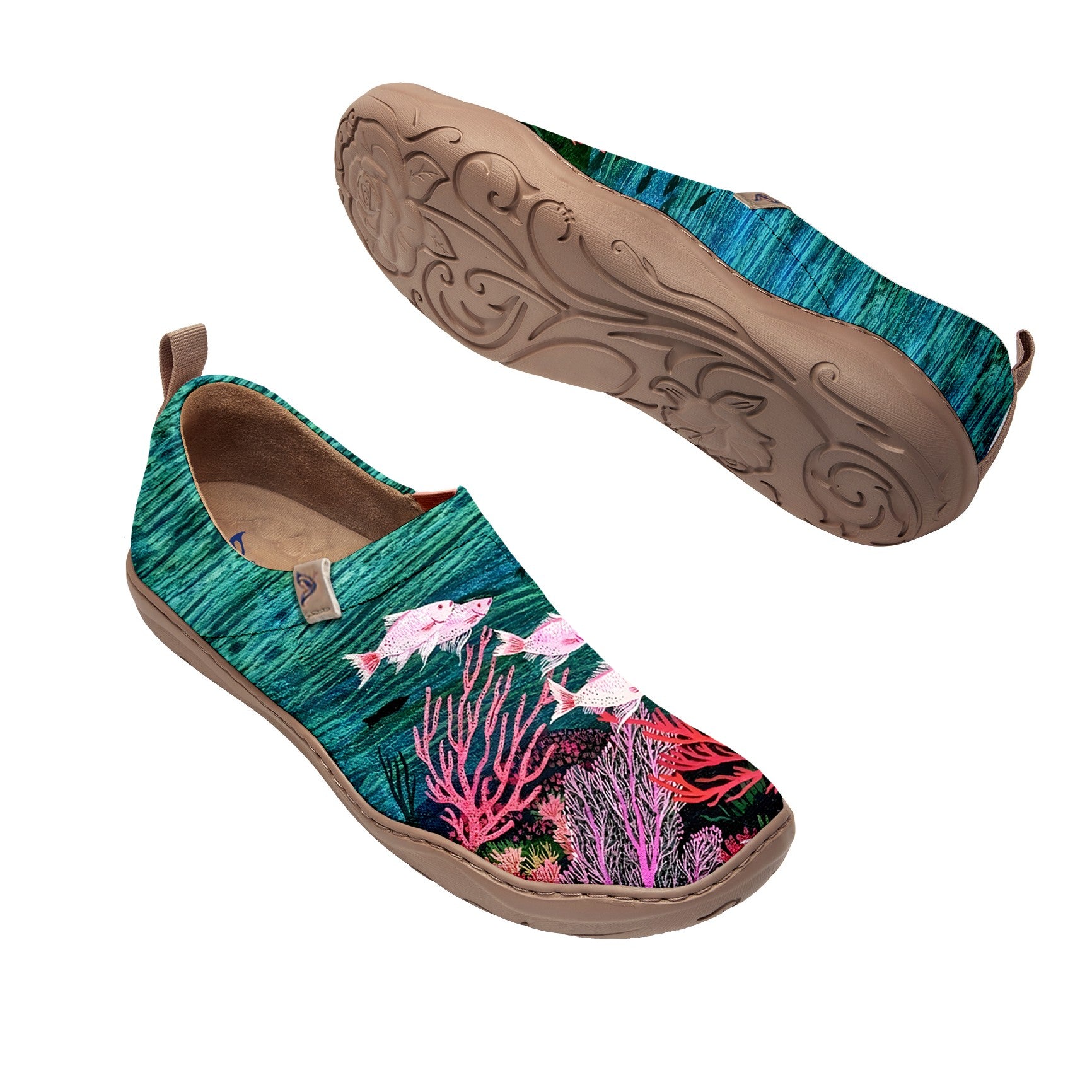 Glimmering Fins Slip-On