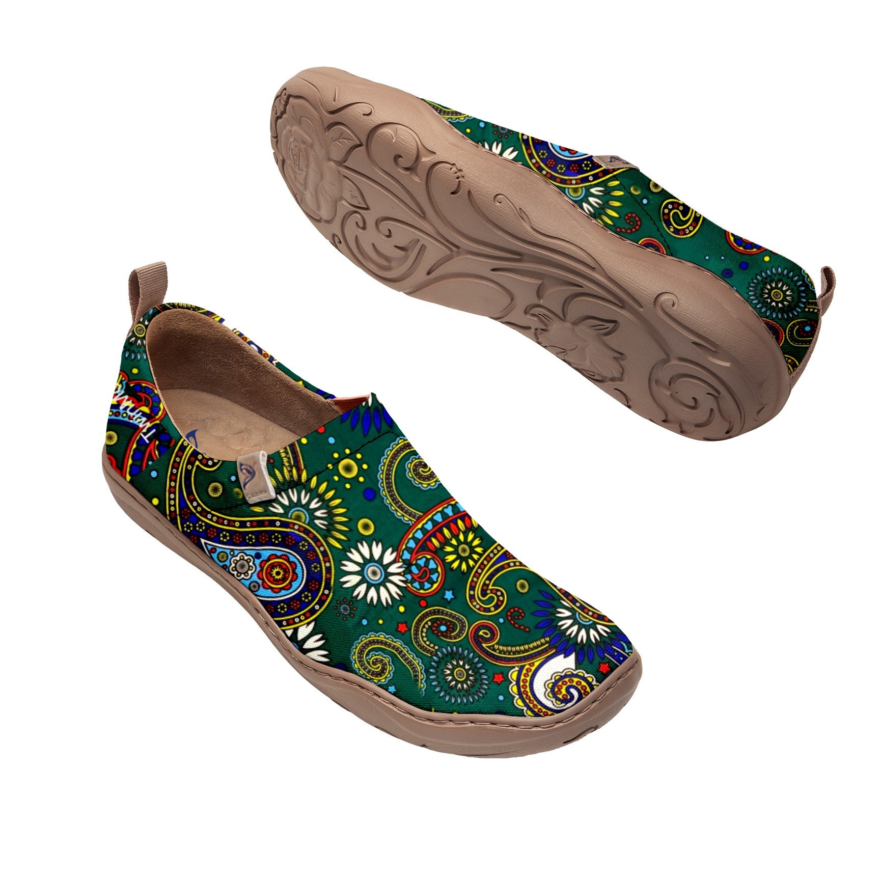 Green Mandala Voyage Slip-On