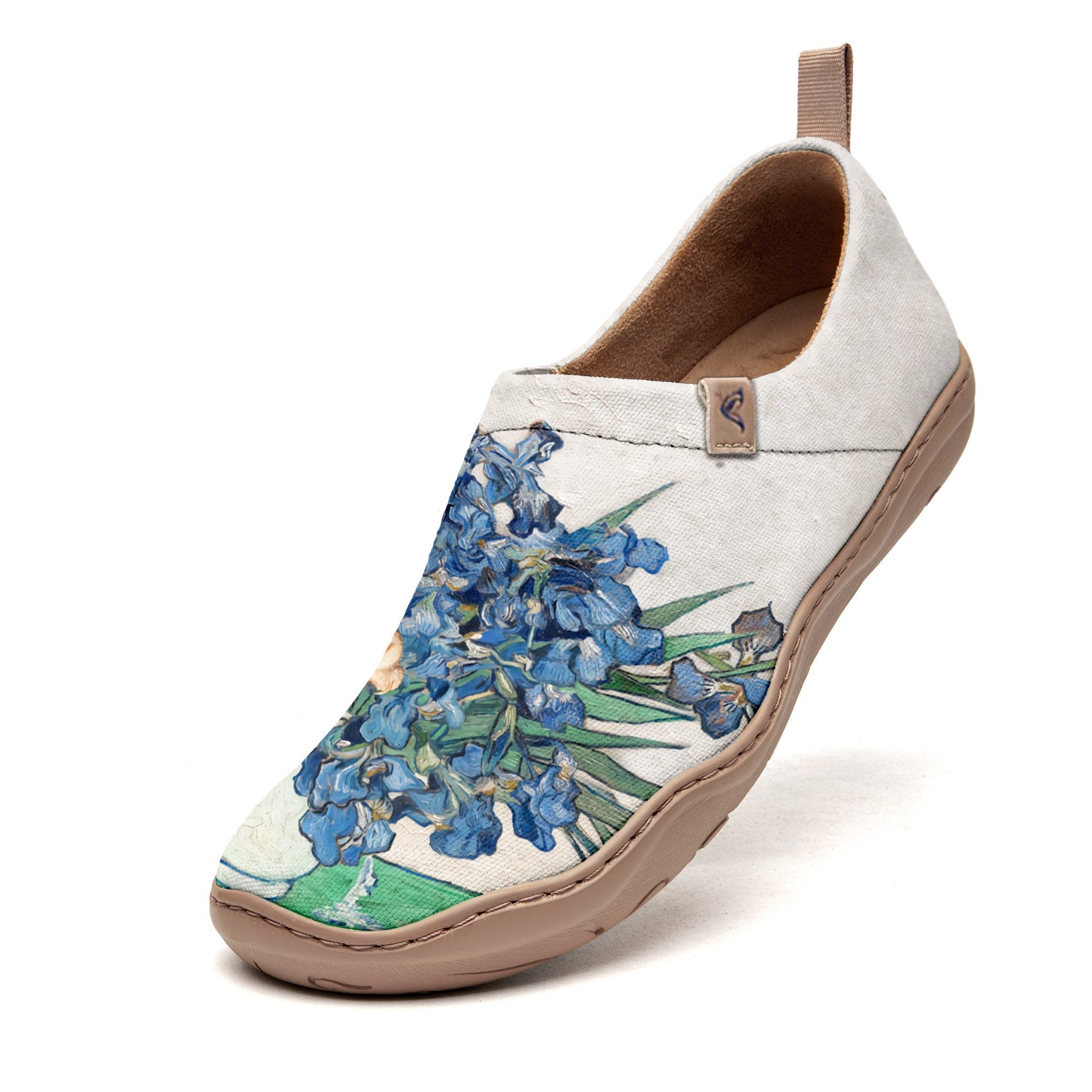 Irises and Orange Cats Slip-On