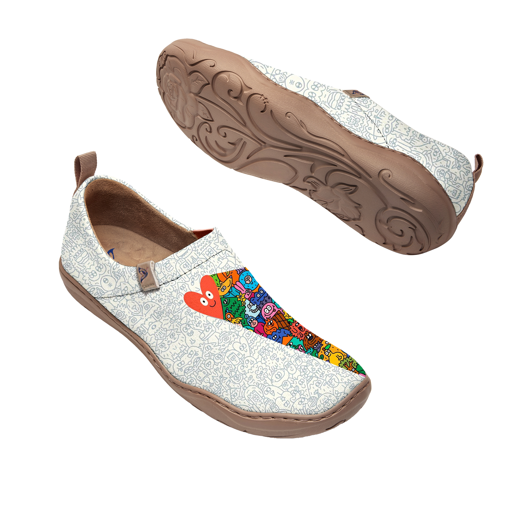 Line Figures Slip-On