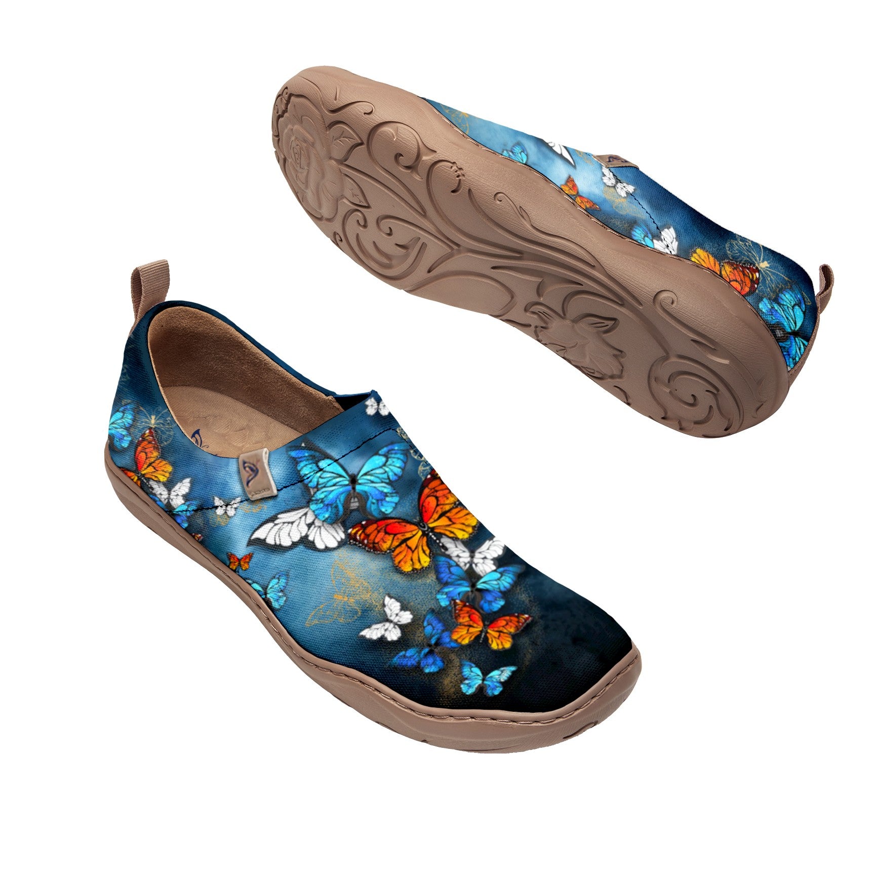 Night Butterfly Reverie Slip-On