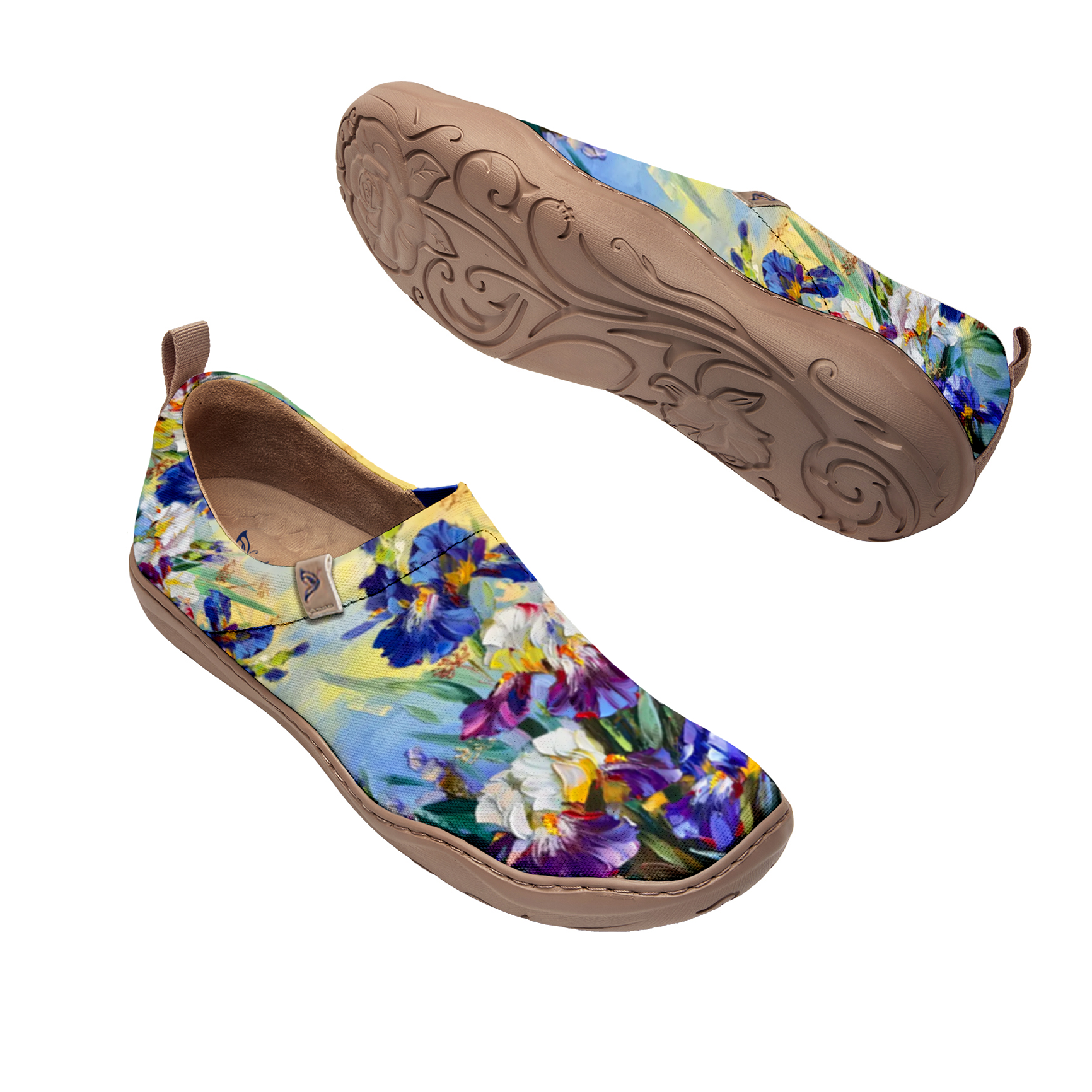 Oil Painting Iris  Slip-On
