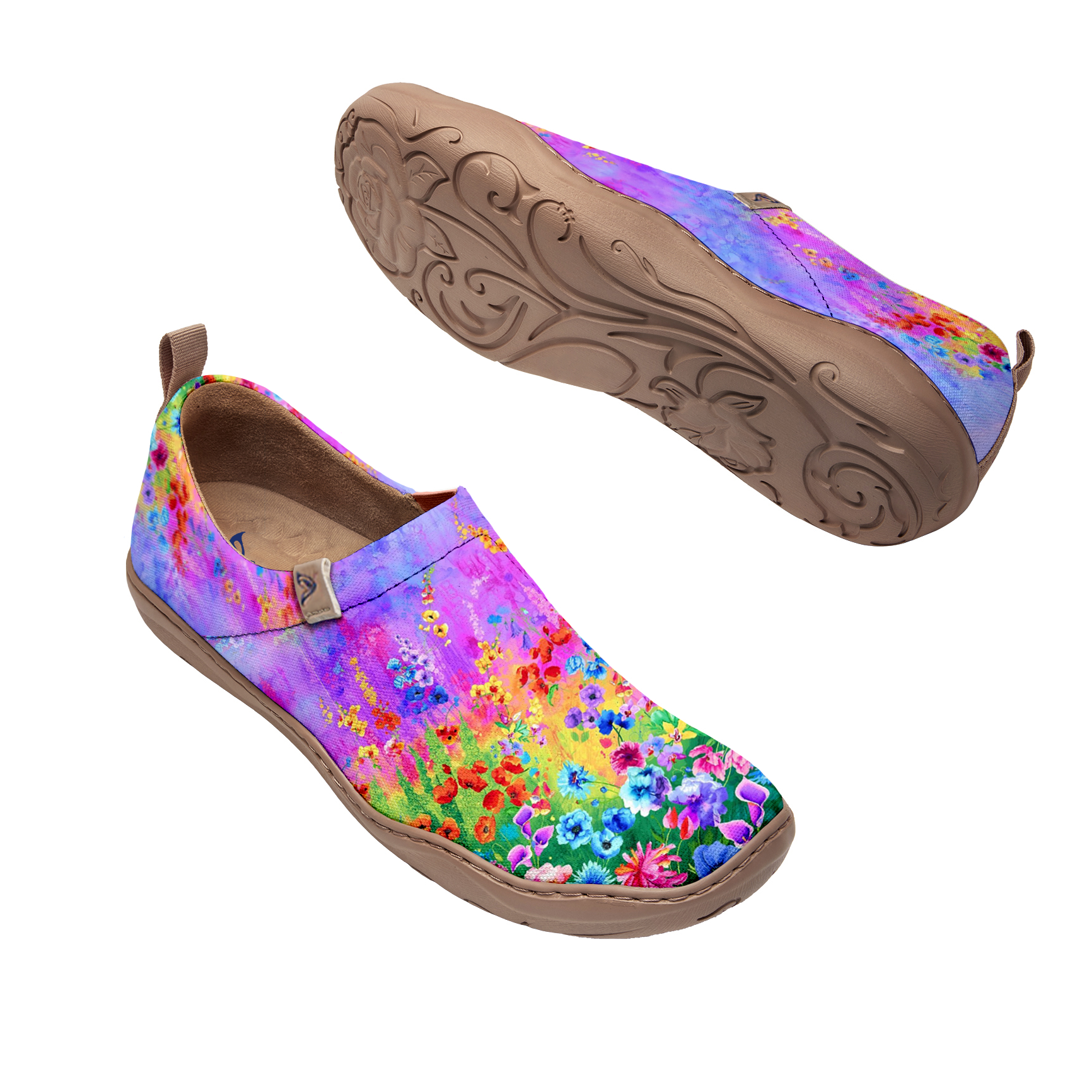 Pastel Meadow Slip-On