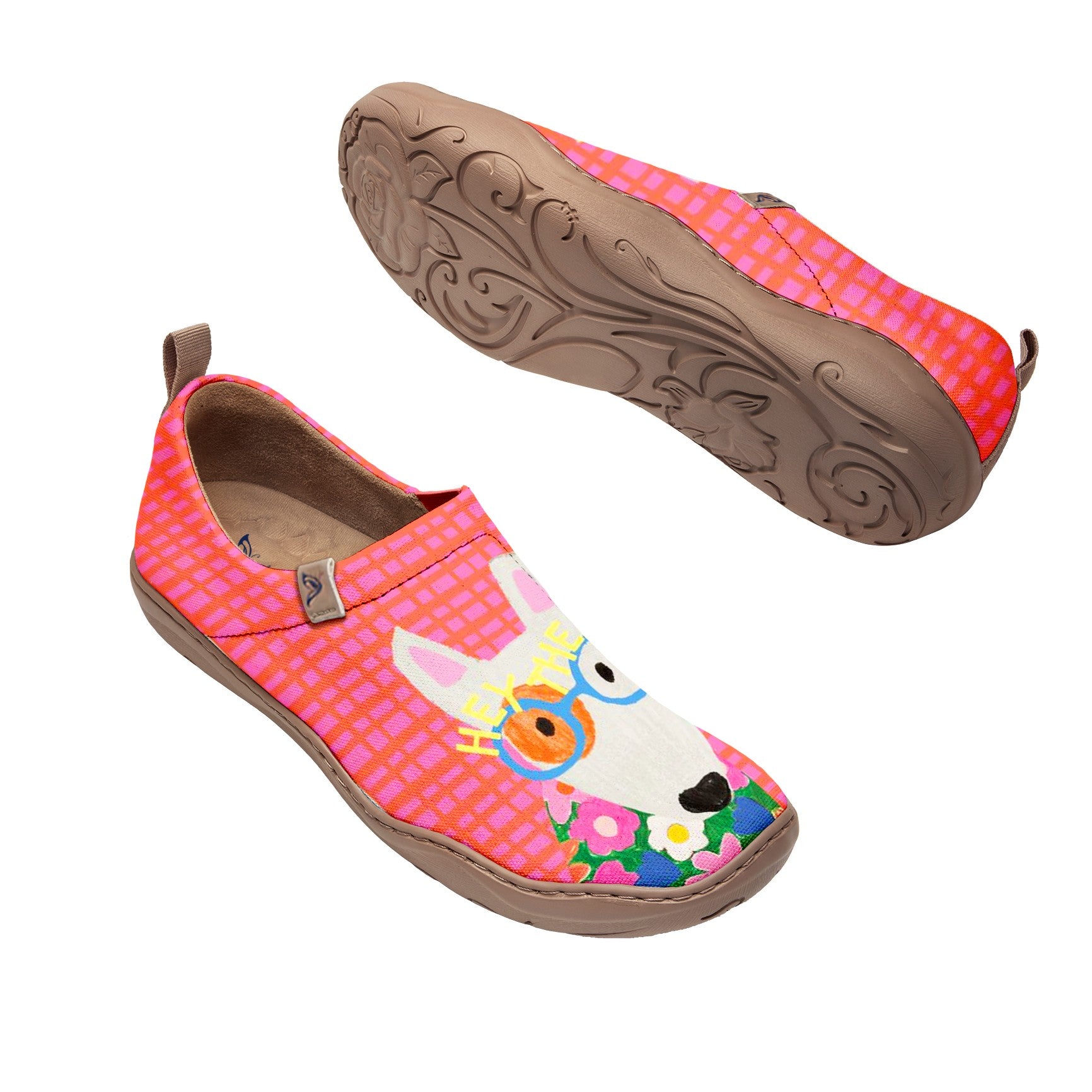 Pink Vision Pup Slip-On
