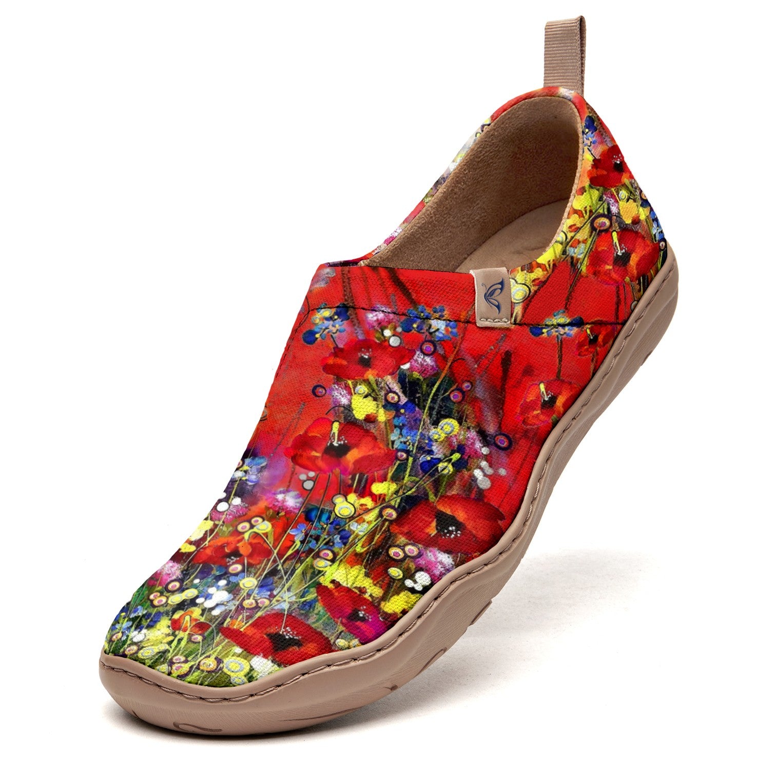 Red Wildflowers  Slip-On