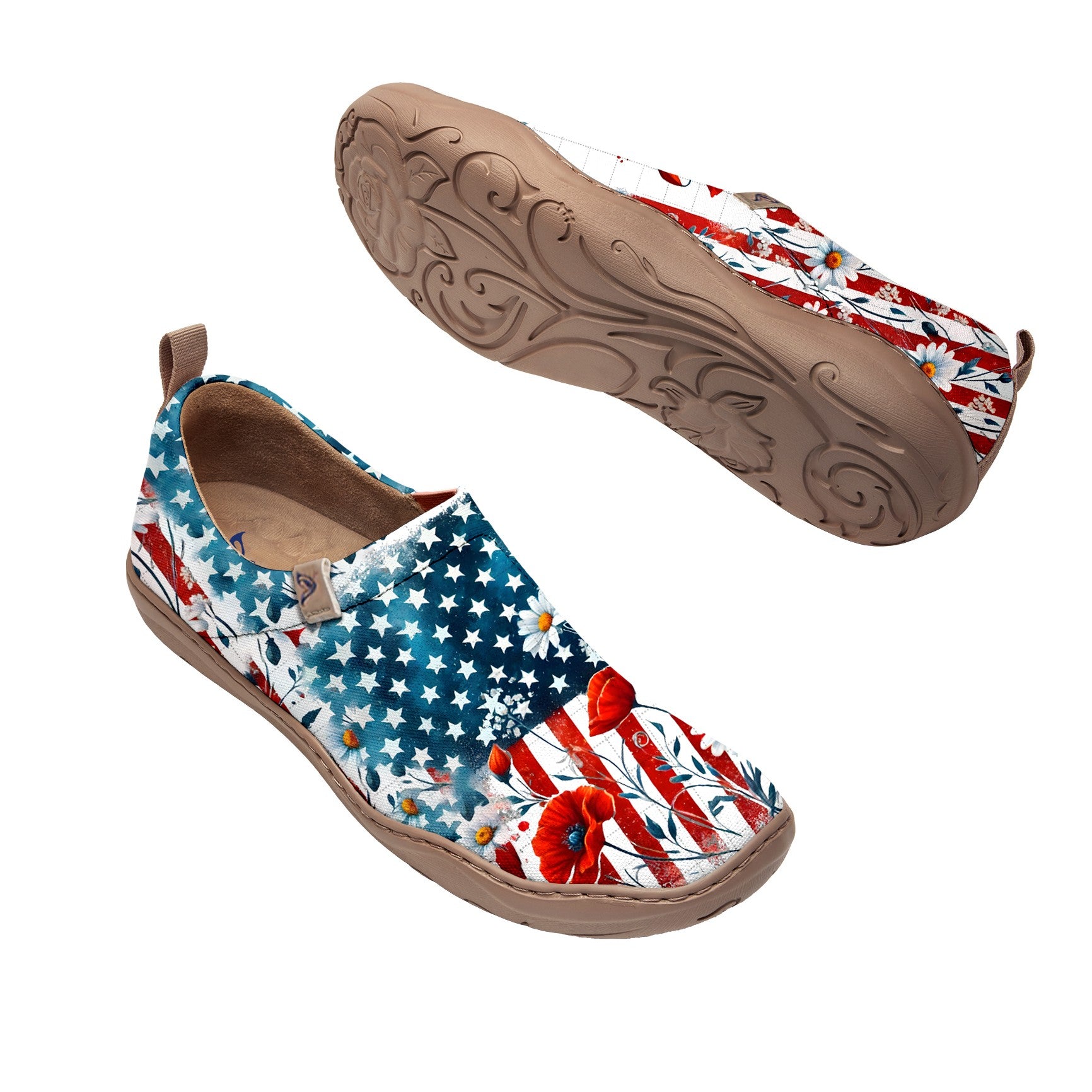 Star-Spangled Blossom Slip-On