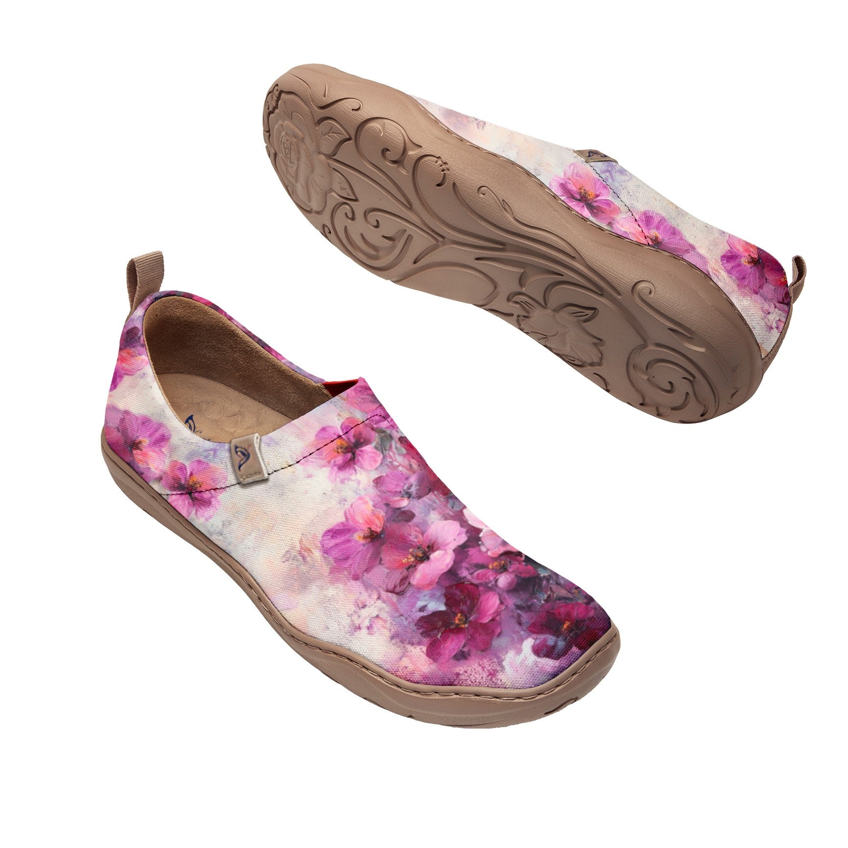 Violet Bloom Slip-On