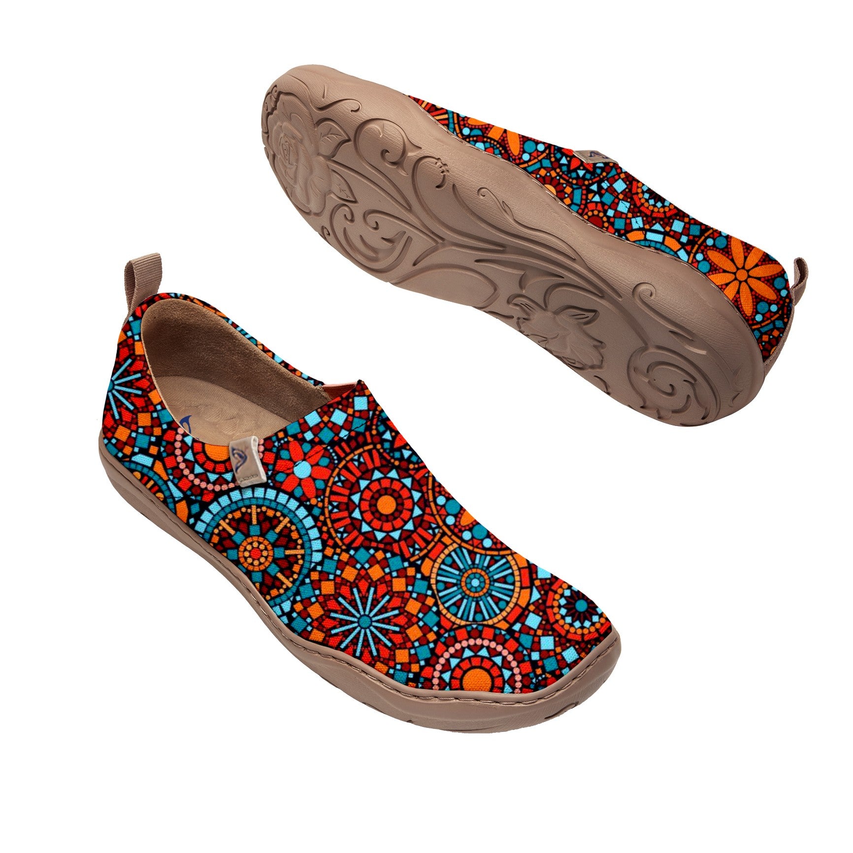 Vivid Swirls Slip-On