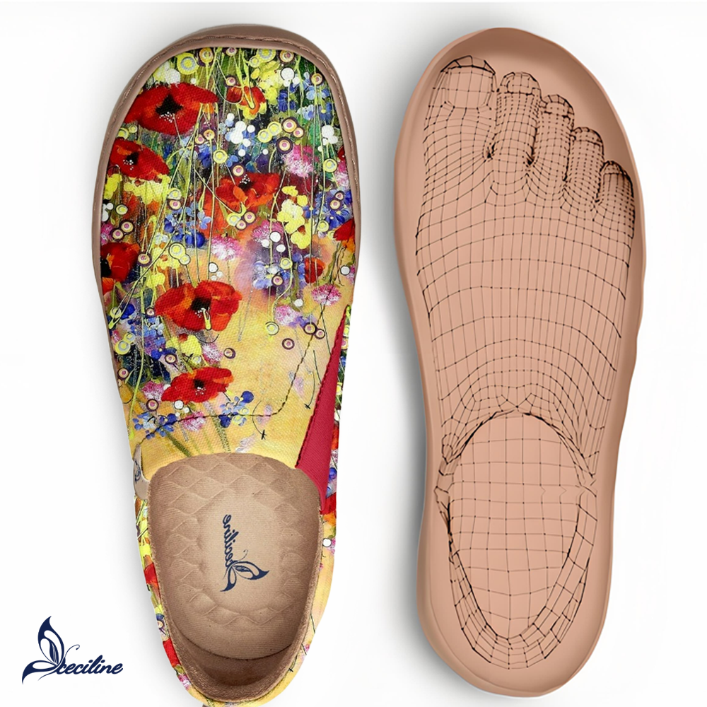 Yellow Wildflowers  Slip-On